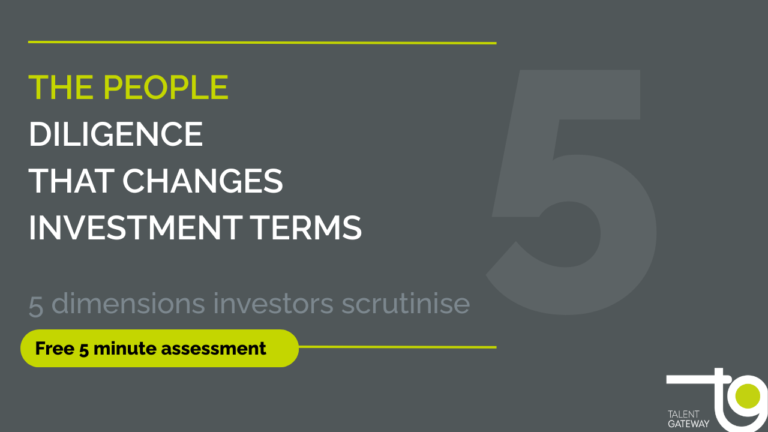 What Investors Look for in your leaders that changes the terms